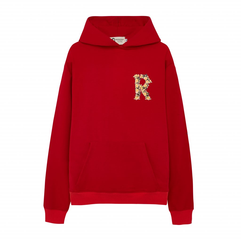 Rose Red Hoodies OVERSIZE FIT