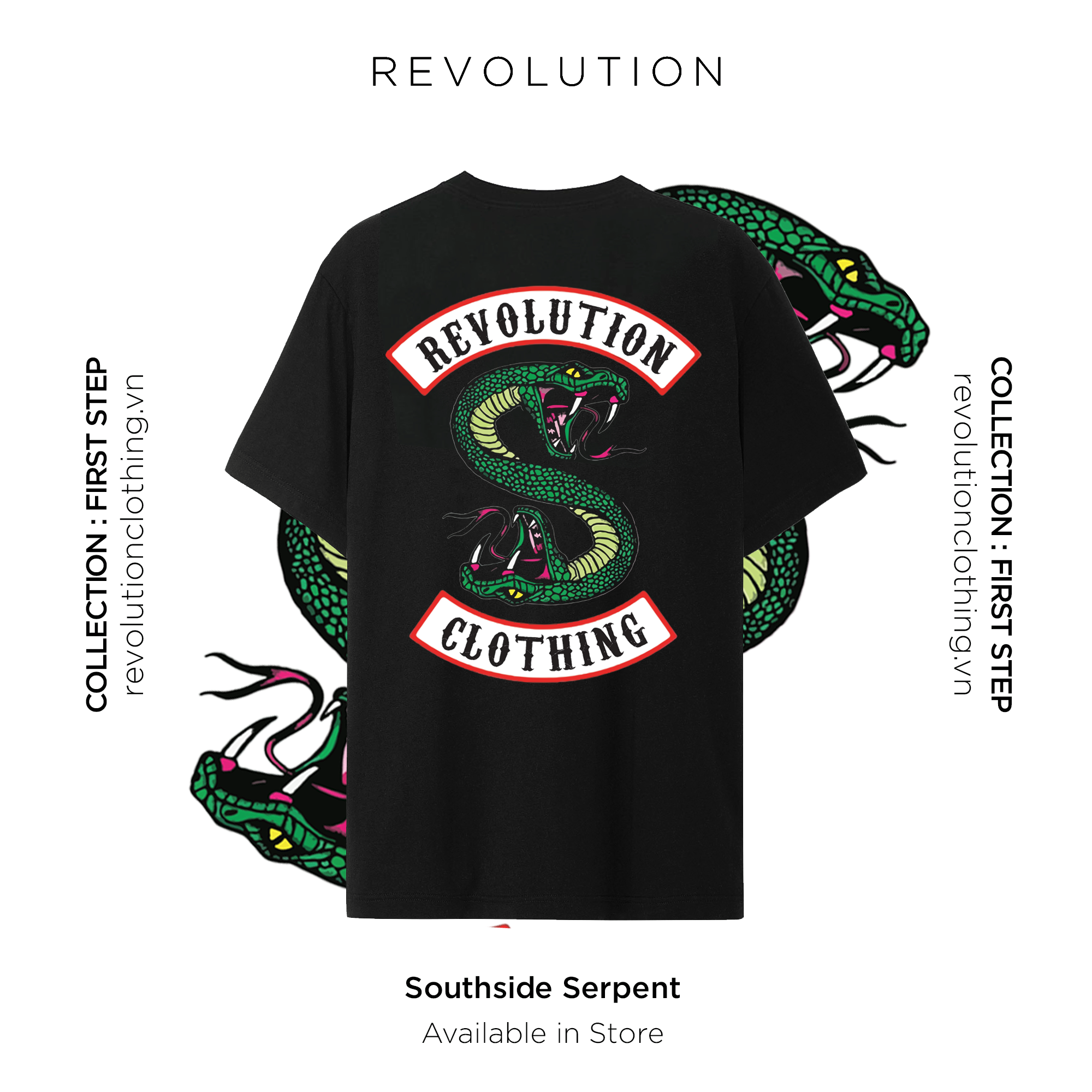 Southside Serpent Black T-shirt OVERSIZE FIT