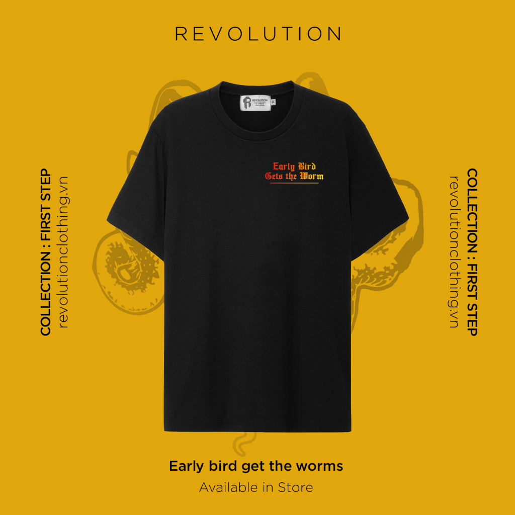 Early Bird Get The Worms T-shirt OVERSIZE FIT