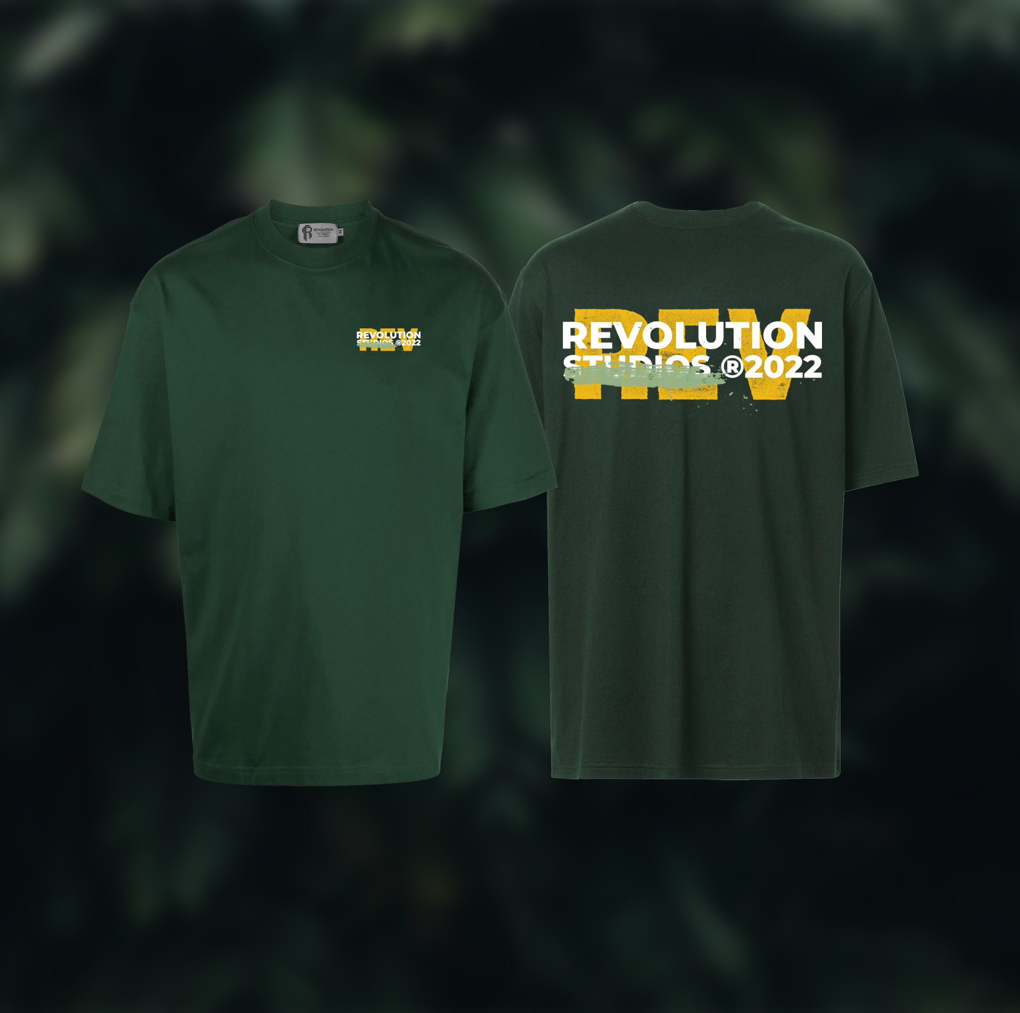 2 . Revolution Fresh Army Green T-shirt OVERSIZE FIT