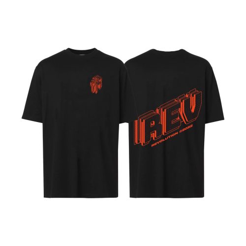 Revolution Future Orange Black T-shirt RELAX FIT