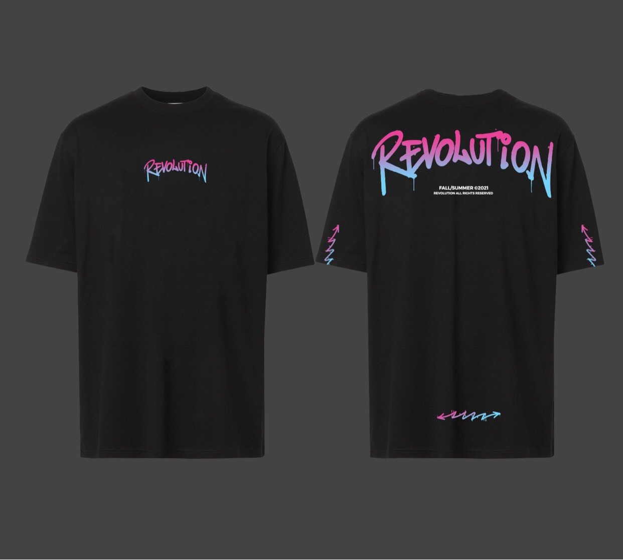 1. Revolution Multicolor Lover RELAX FIT T-shirt